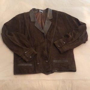 Vintage Brown Leather Jacket